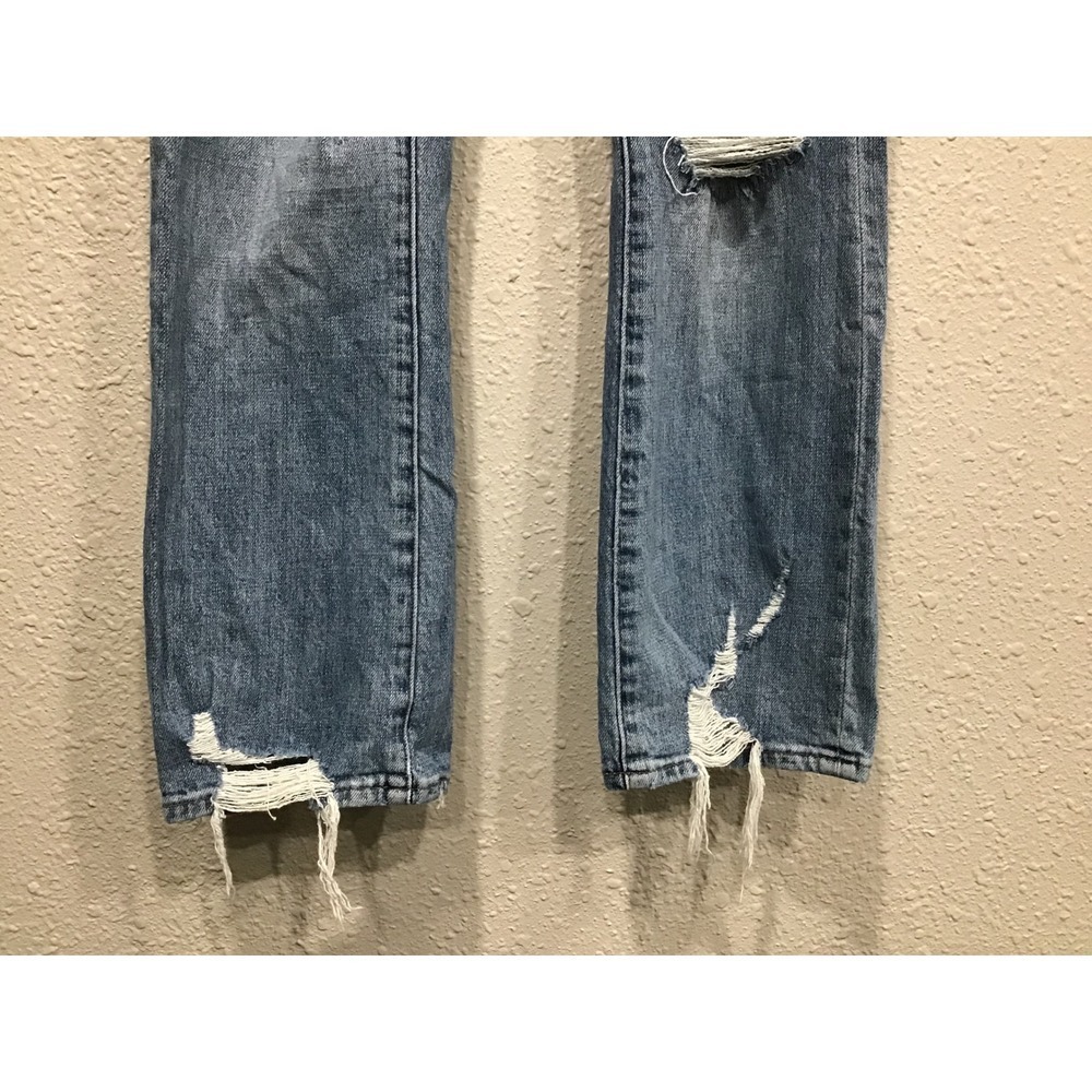 Pistola Lennon High Rise Crop Bootcut Jeans Distressed Denim Size 26 Y2K Indie - Picture 8 of 8